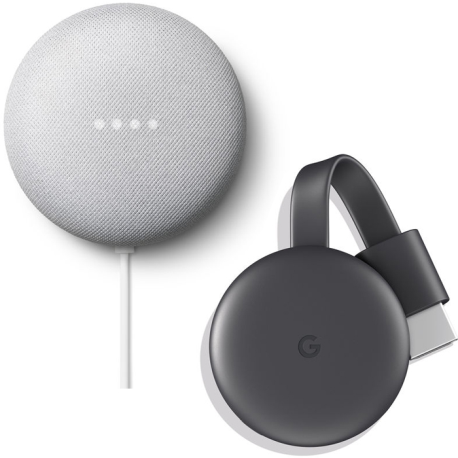 KIT GOOGLE NEST MINI BIANCO x2